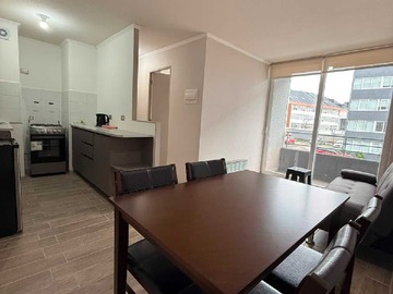 Departamento en arriendo mensual en Departamento central amoblado 2D 1B (177597), Puerto Montt - 2 dormitorios, 1 baño