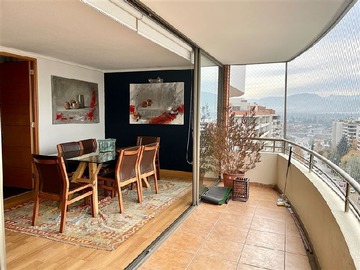 Departamento en venta en Precioso departamento con vista a la cordillera despejada, Lo Barnechea - 4 dormitorios, 3 baños