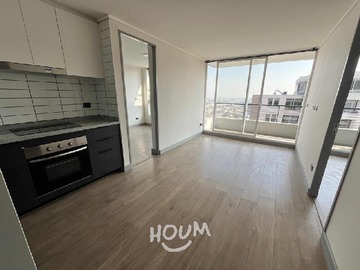 Departamento en arriendo mensual en Carvajal, La Cisterna - 2 dormitorios, 2 baños