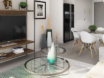 Departamento en venta en Metro Chacabuco. (77060), Independencia - 2 dormitorios, 2 baños