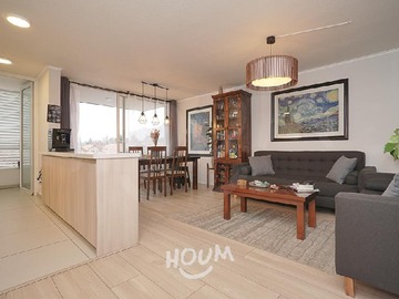 Departamento en arriendo mensual en Avenida Consistorial, Peñalolén - 3 dormitorios, 2 baños