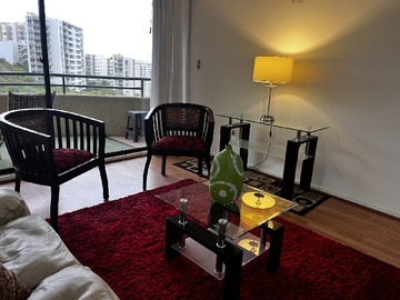 Departamento en arriendo mensual en Agua Santa 1400, Viña del Mar - 1 dormitorio, 1 baño