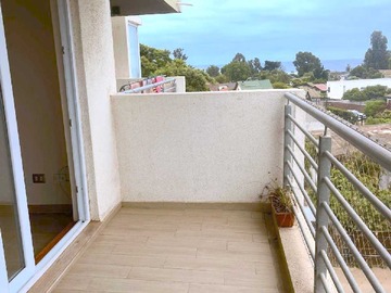 Departamento en arriendo mensual en Amplio dpto. 1Dormitorio Gran terraza Concón (123888), Concón - 1 dormitorio, 1 baño