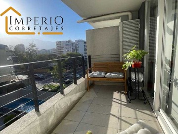 Departamento en arriendo mensual en Moderno Depto con Vista Panorámica (165251), Providencia - 1 dormitorio, 1 baño