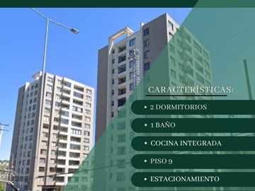 Departamento en venta en Vende hidalgo propiedades, Viña del Mar - 2 dormitorios, 1 baño