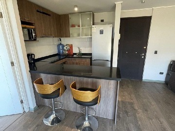Departamento en arriendo mensual en seis y medio Oriente, Viña del Mar - 1 dormitorio, 1 baño
