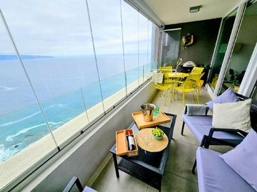 Departamento en venta en Las Perlas Norte 125, Viña del Mar - 1 dormitorio, 1 baño