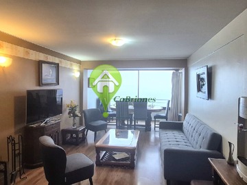 Departamento en arriendo mensual en Edmundo Eluchans, Viña del Mar - 3 dormitorios, 3 baños