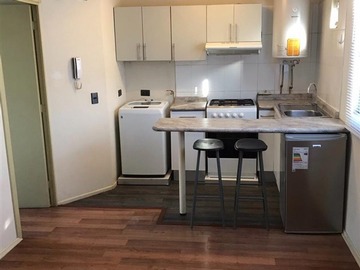 Departamento en arriendo mensual en General Bulnes 546, Santiago - 1 dormitorio, 1 baño