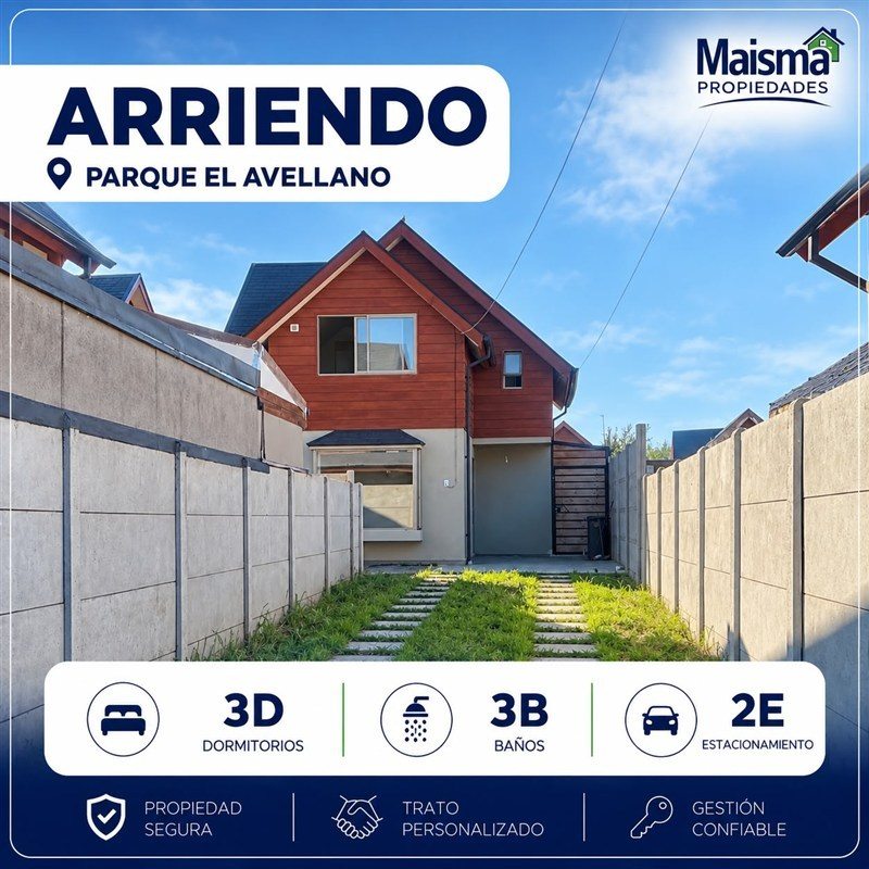 Casa en Arriendo en Talca, Parque el avellano