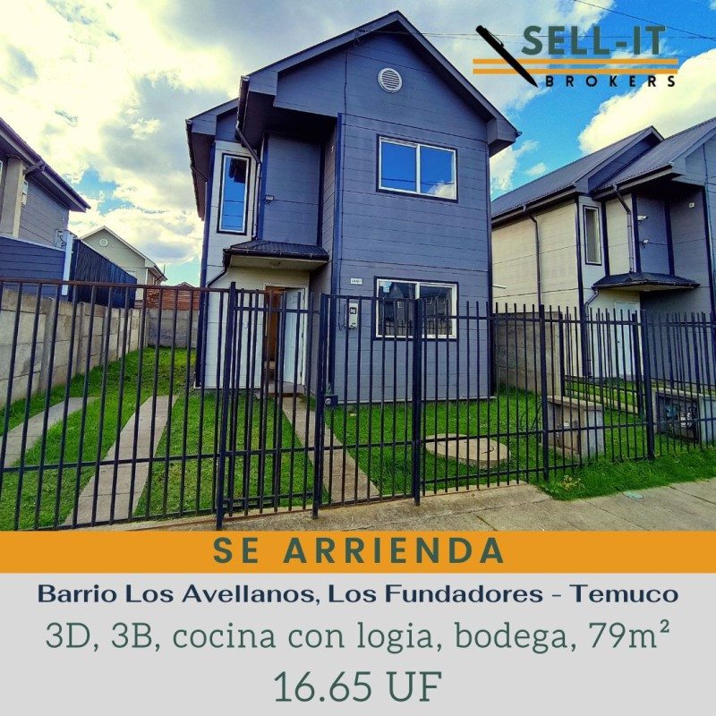 Casa en Arriendo en Temuco, Los fundadores