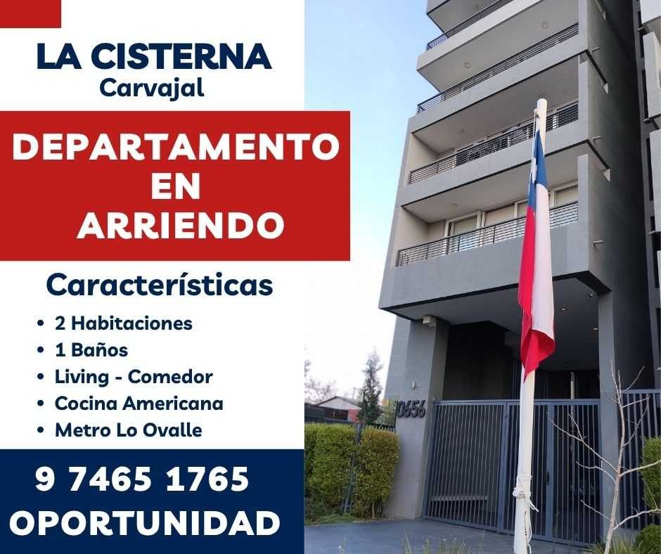 Departamento en Arriendo en La Cisterna, Arriendo depto 2D en La Cisterna, gran ubicación (181547)