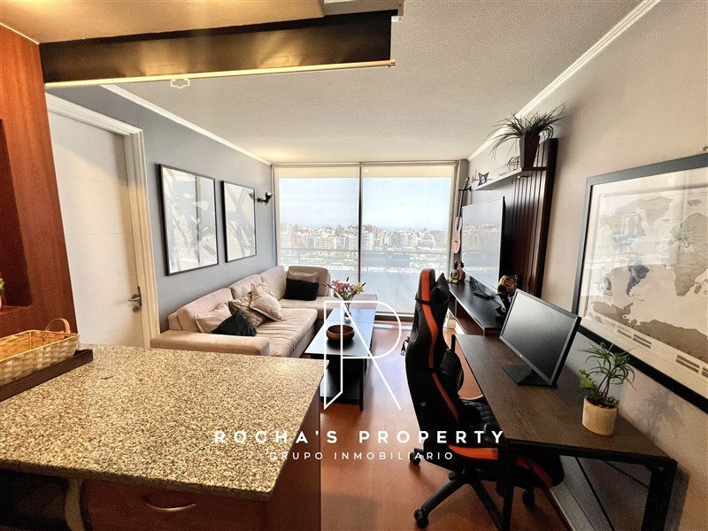 Departamento en Arriendo en Las Condes, Amoblado todos los gastos incluidos hermosa vista 1d+1b+1e