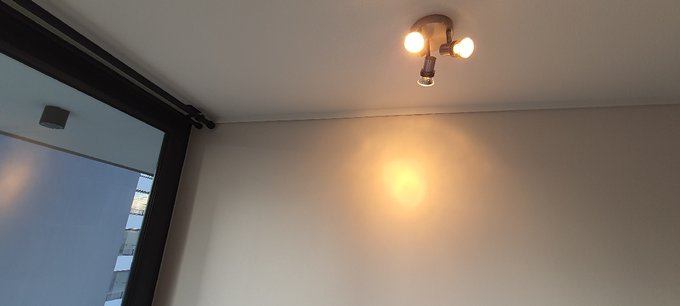 Lámparas instaladas