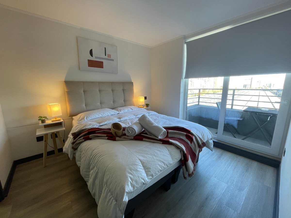 Arriendo Ñuñoa Depto 1D1B Full Amoblado - Metro Irarrázaval (Departamento)