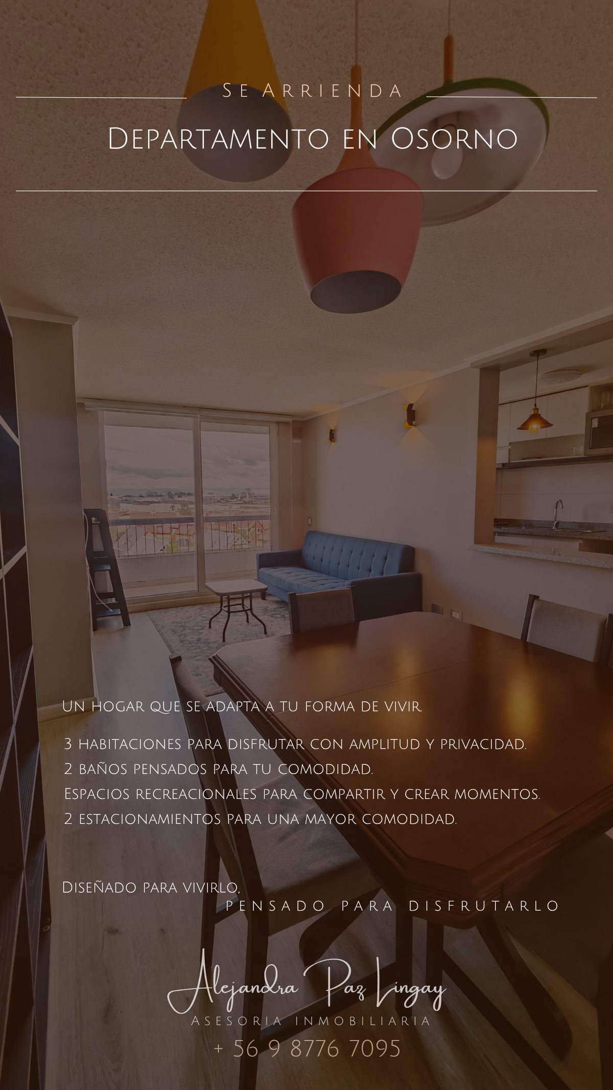 Departamento Amoblado Jardines de Bellavista, Osorno
