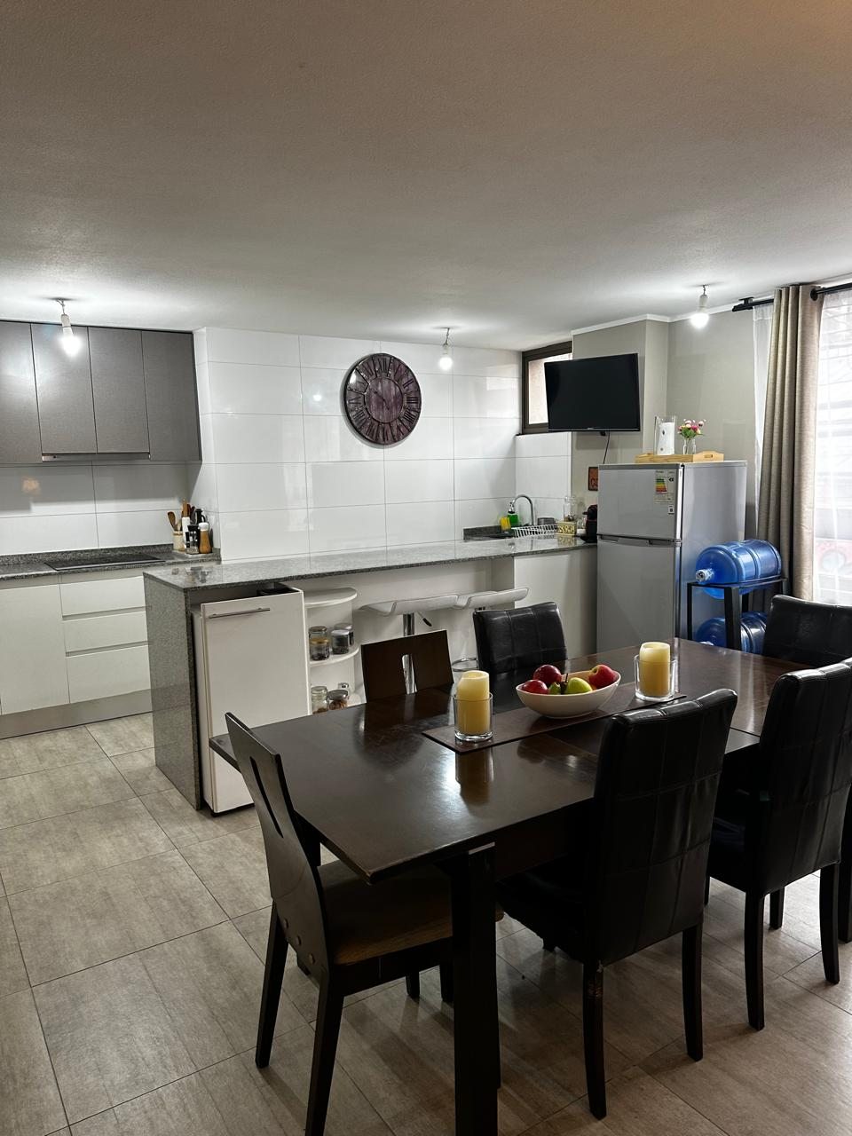 Living y cocina americana