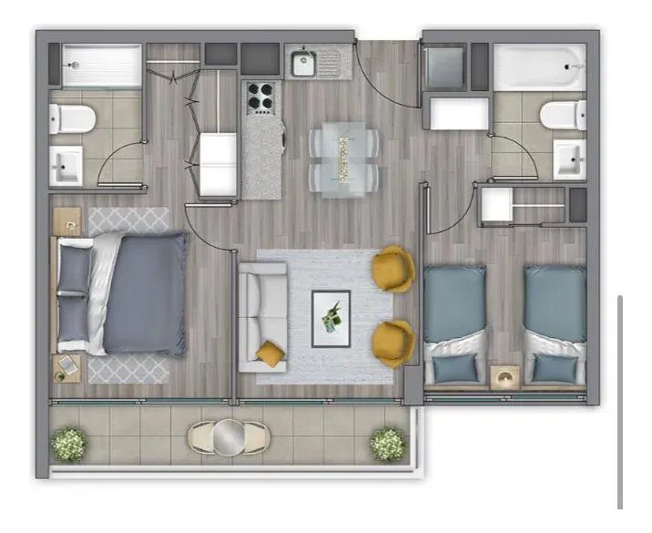 Departamento en Arriendo en San Bernardo, Barros arana 408