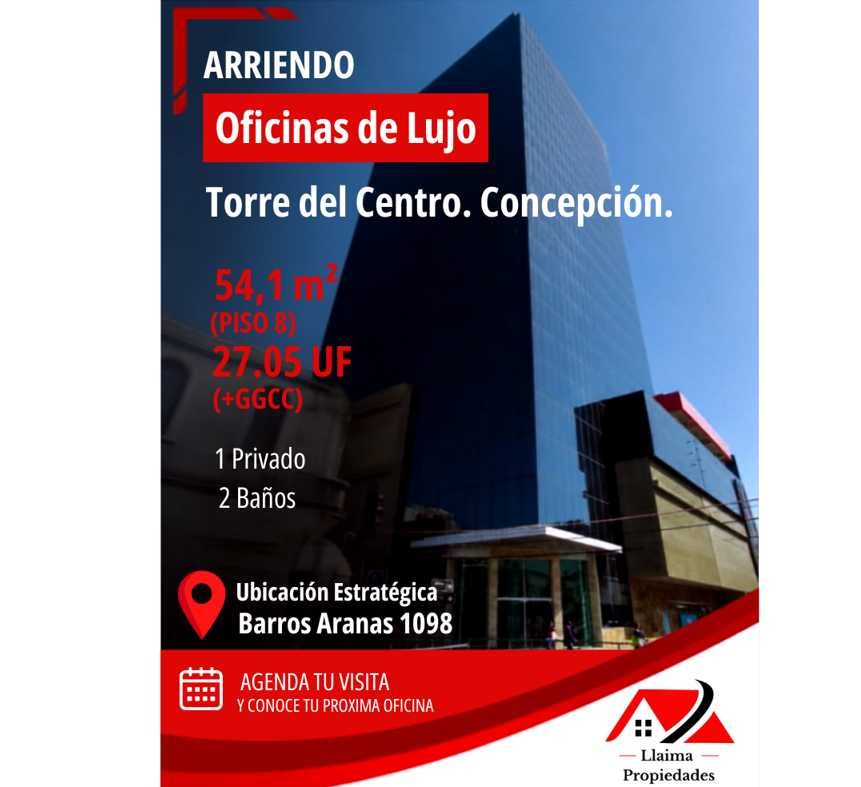 Oficina en Arriendo en Concepción, Arriendo oficina Torre del Centro.Concepción (177803)