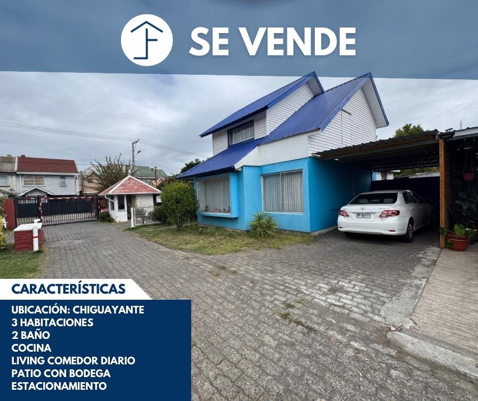 Casa en Venta en Chiguayante, Condominio los quillayes, Chiguaya