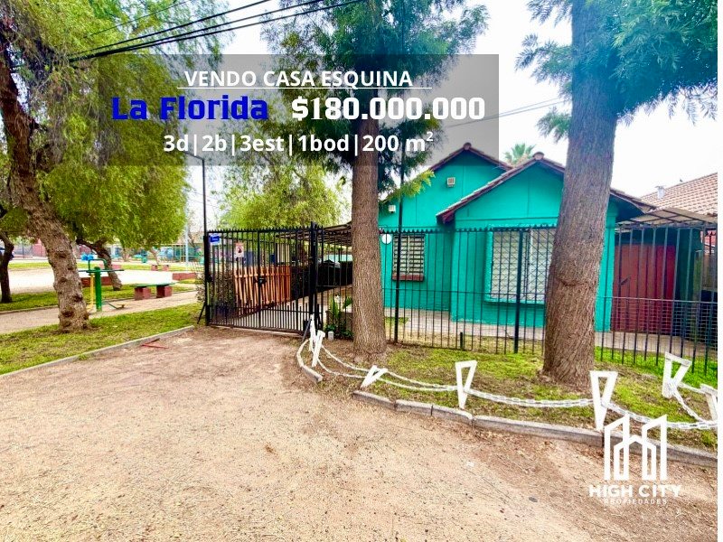 Casa en Venta en La Florida, Geronimo de aslderete con alicahue