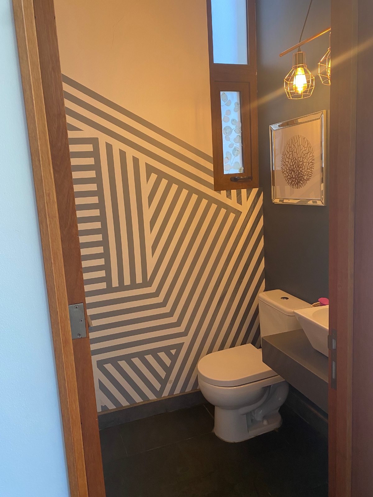 Baño visita