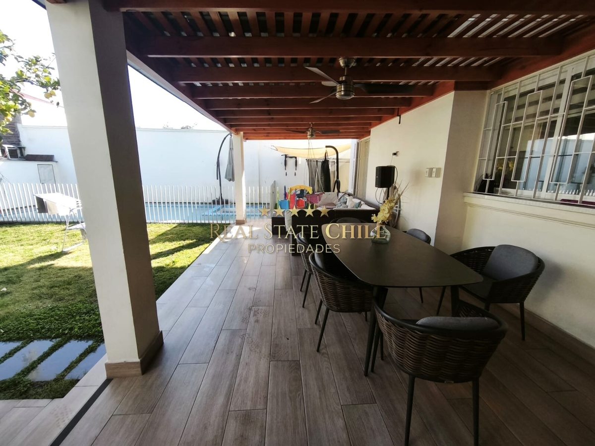 Terraza techada