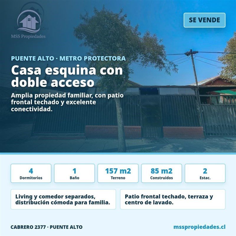 Casa Cabrero 2377, Puente Alto