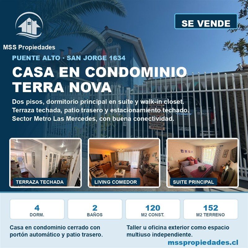 Casa en Venta en Puente Alto