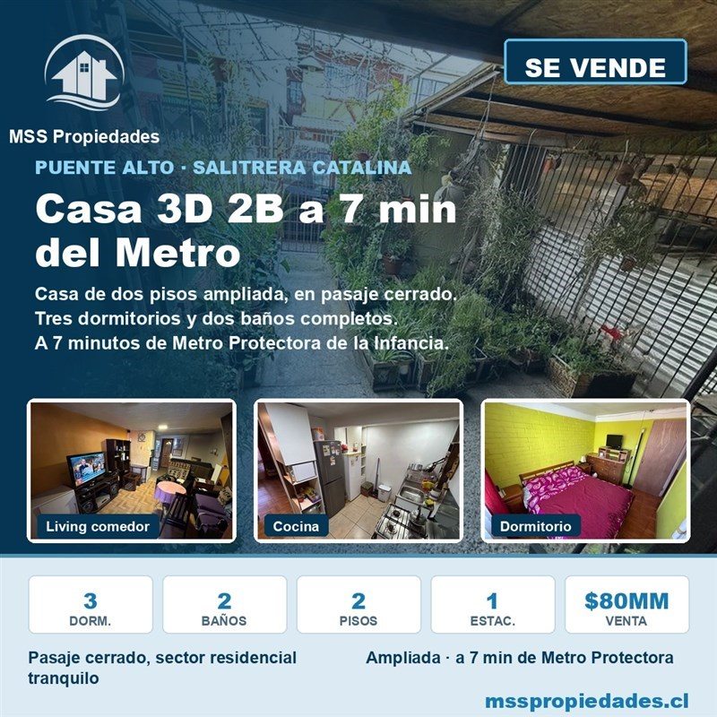 Casa Salitrera Catalina 2301, Puente Alto
