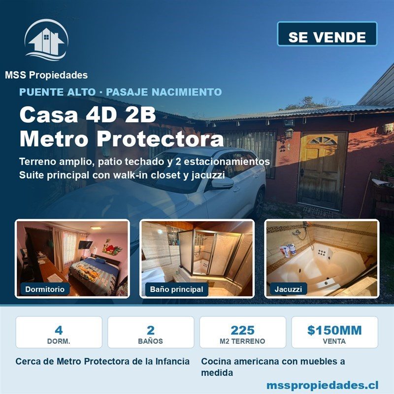 Casa Pasaje Nacimiento 879, Puente Alto