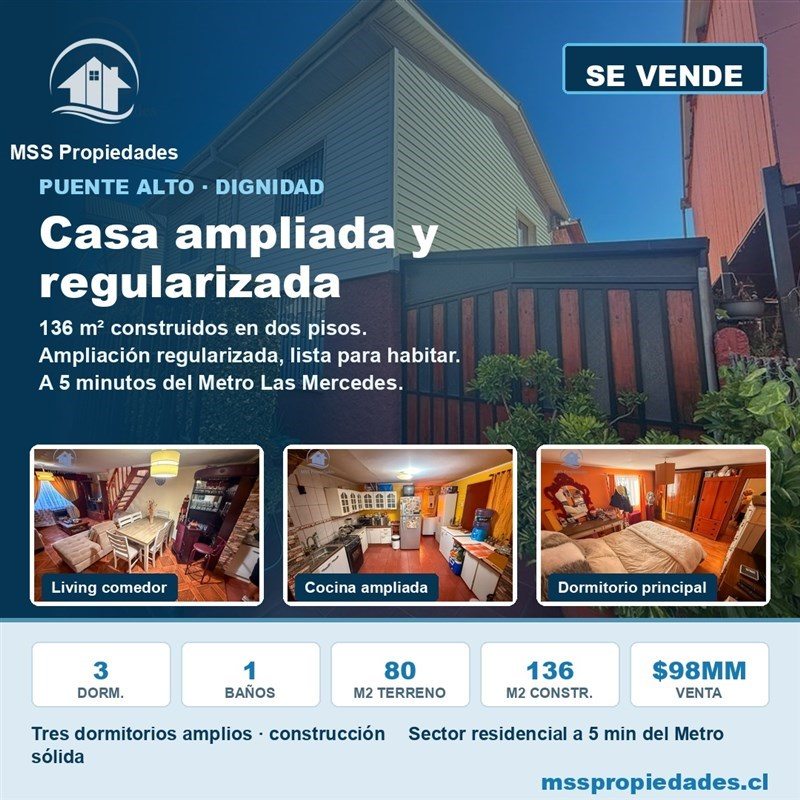 Casa Dignidad 1129, Puente Alto