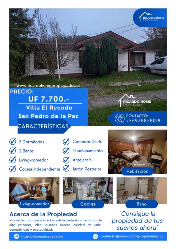Casa en Venta en San Pedro de la Paz, San Pedro de la Paz