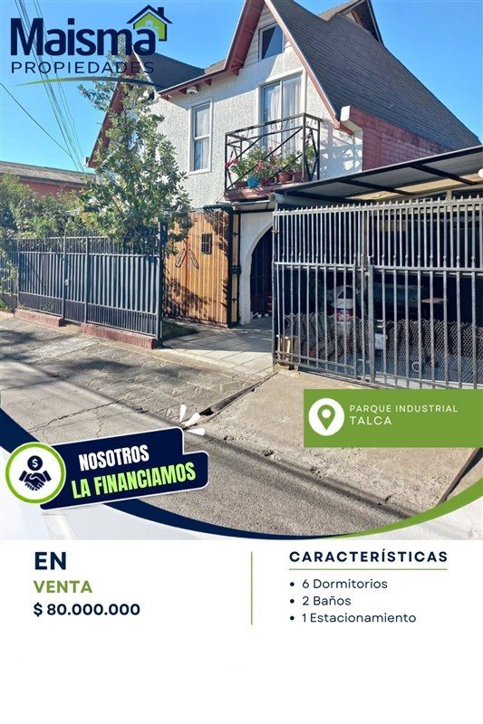 Casa en Venta en Talca, Parque industrial
