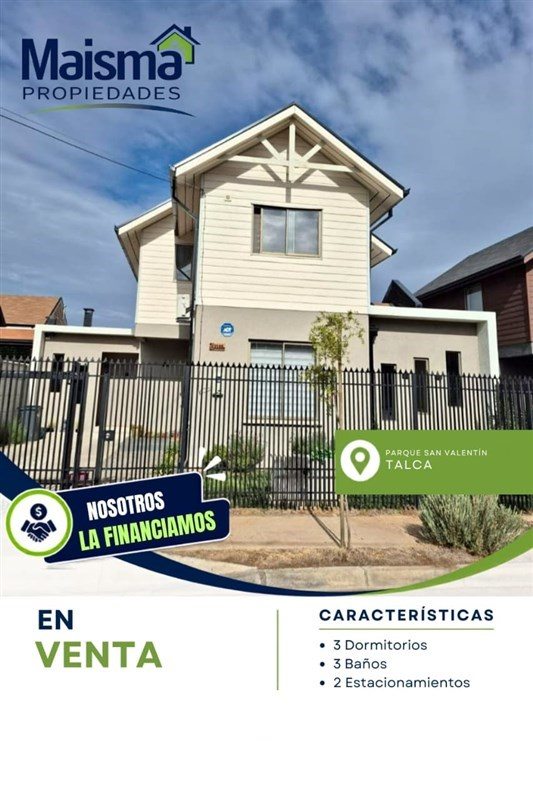 Casa en Venta en Talca, Parque san valentin