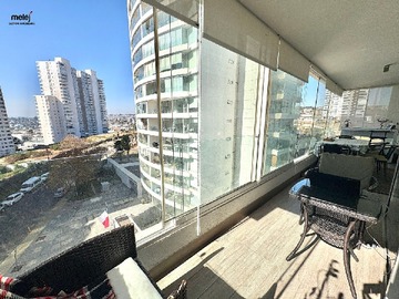 Terraza con cierre cristales