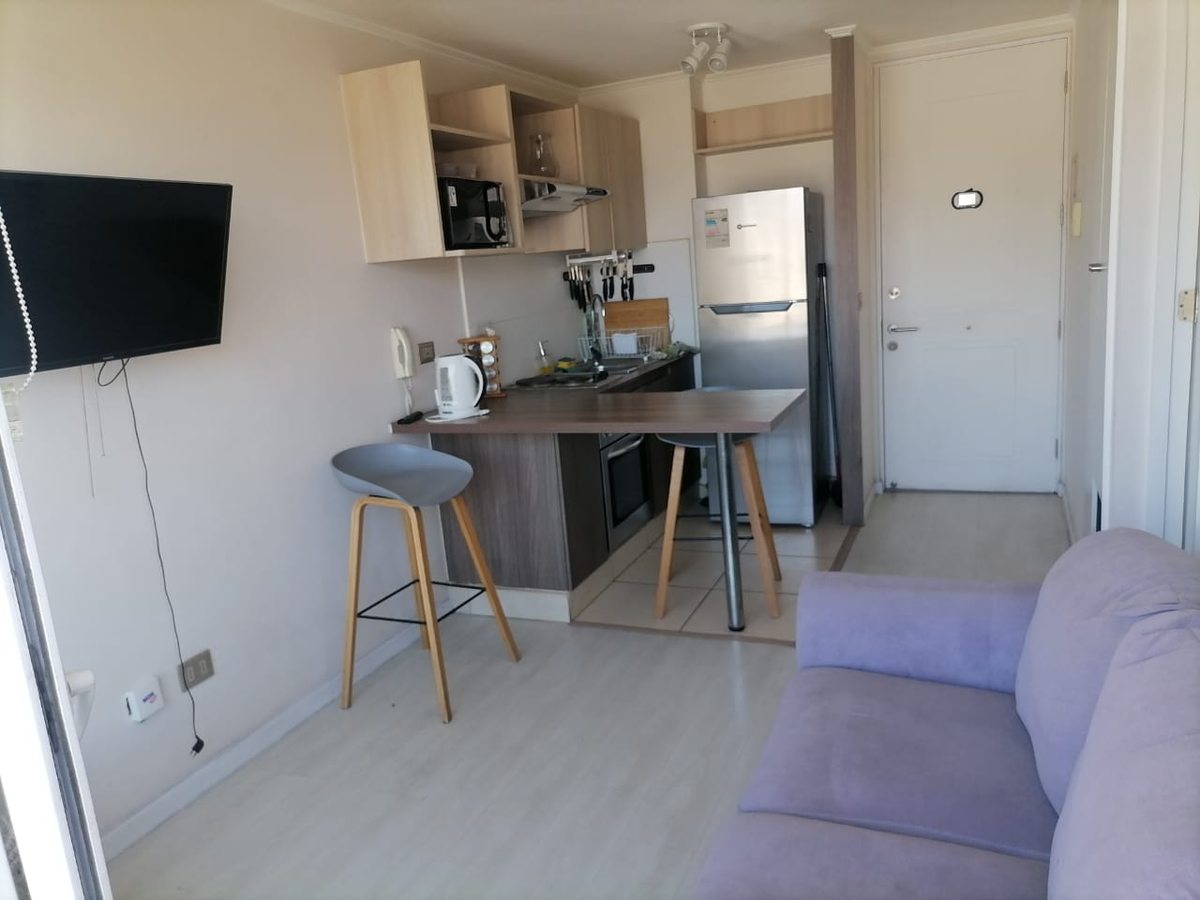 sala de estar y cocina