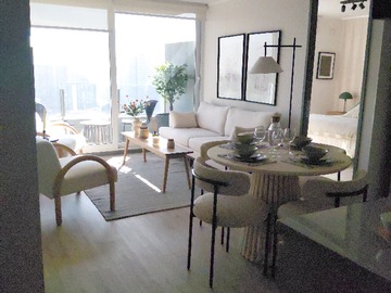 Dpto Amplio Living comedor 