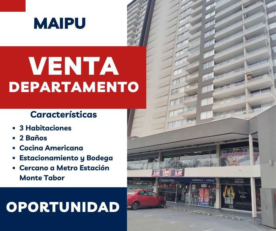 Departamento en Venta en Maipú, Vista Impresionante Desde Amplio Departamento (162748)