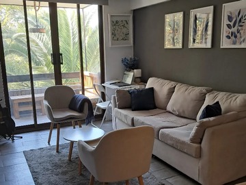 Living con acceso a terraza