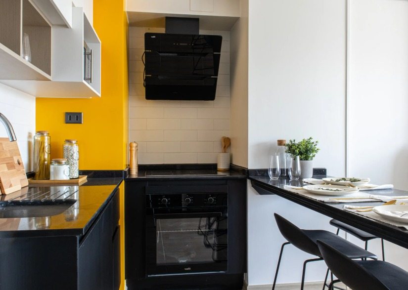 Depto 1d1b - cocina equipamiento electrico