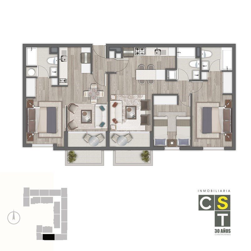 Departamento en Venta en Ñuñoa, Metro Los Orientales