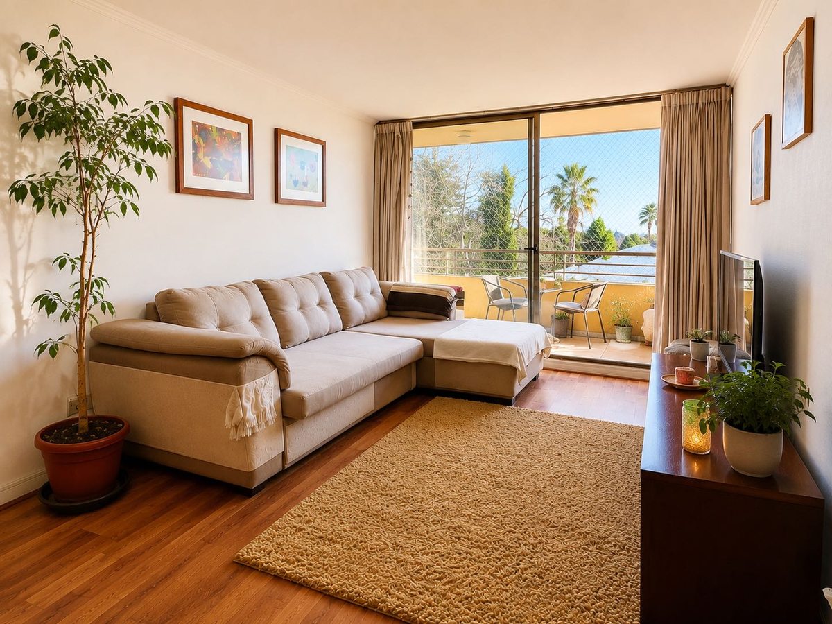 Departamento en Venta en Ñuñoa, Luminoso 3D con terrazas en Ñuñoa (177349)