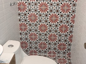Baño con porcelanatos MK