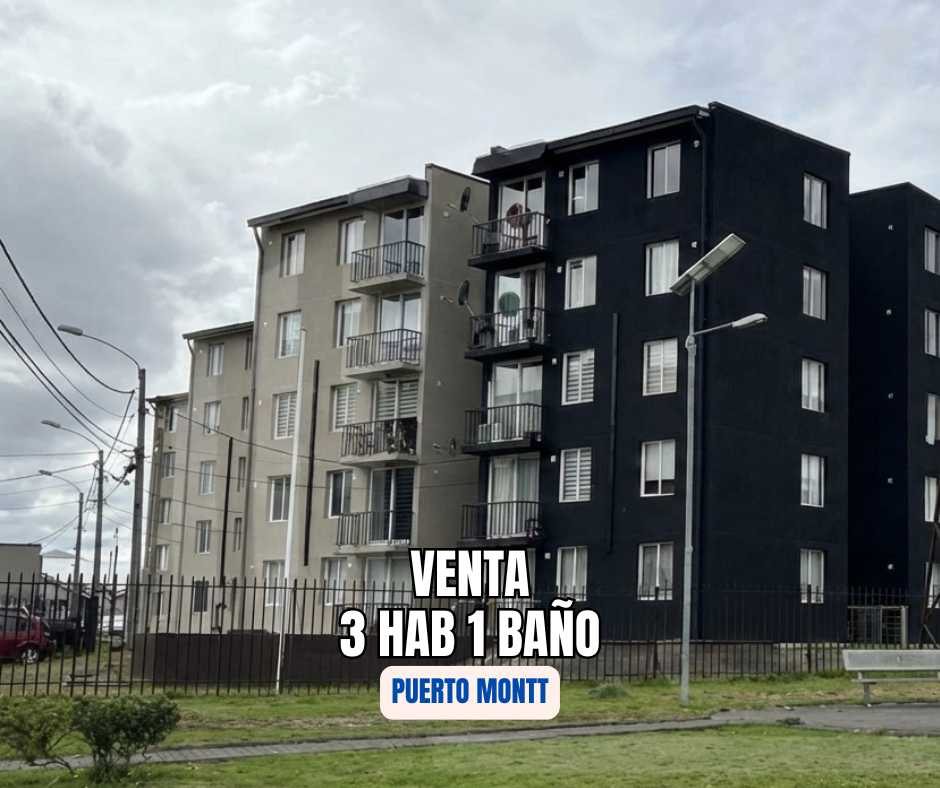 Departamento en Venta en Puerto Montt, Venta departamento 3 hab. en Puerto Montt (173921)