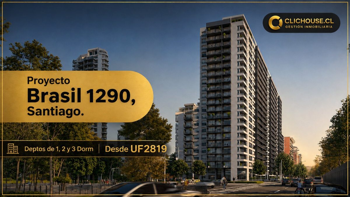 Departamento en Venta en Santiago, Av. Brasil 1290