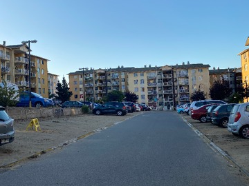 Frontis del estacionamiento