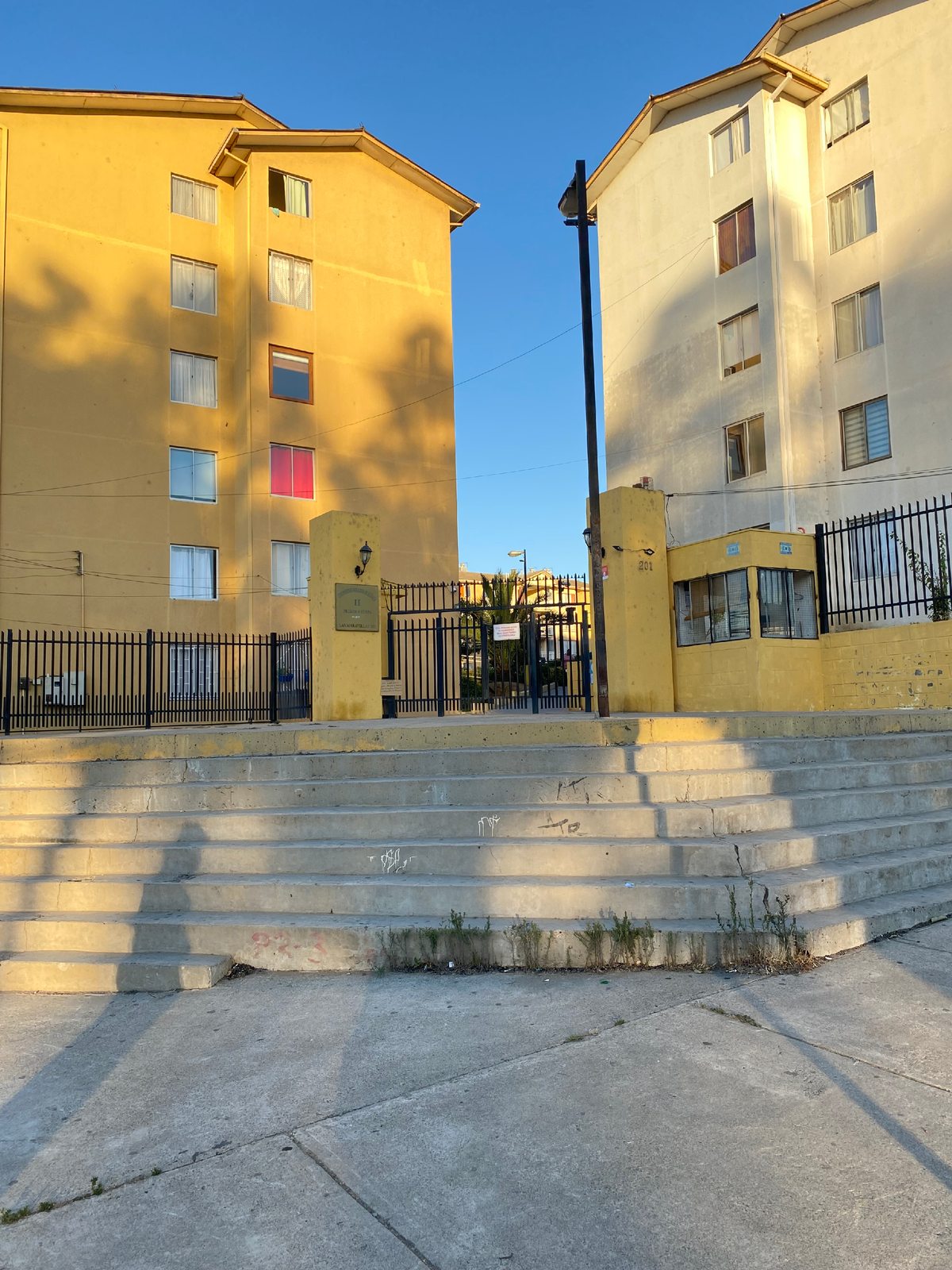 Segunda entrada del condominio Mirador de Reñaca II