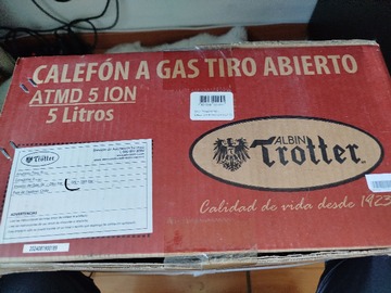Calefon nuevo 5 lts