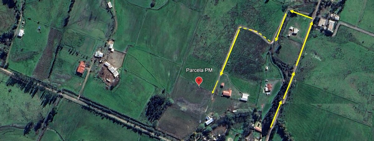 Vista acceso a parcela